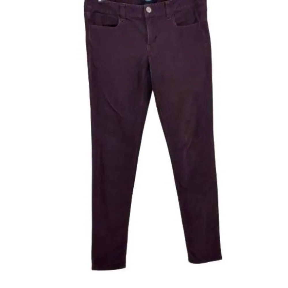 American Eagle Super Stretch Cotton Purple Corduroy Skinny Jeans 8 Y2K